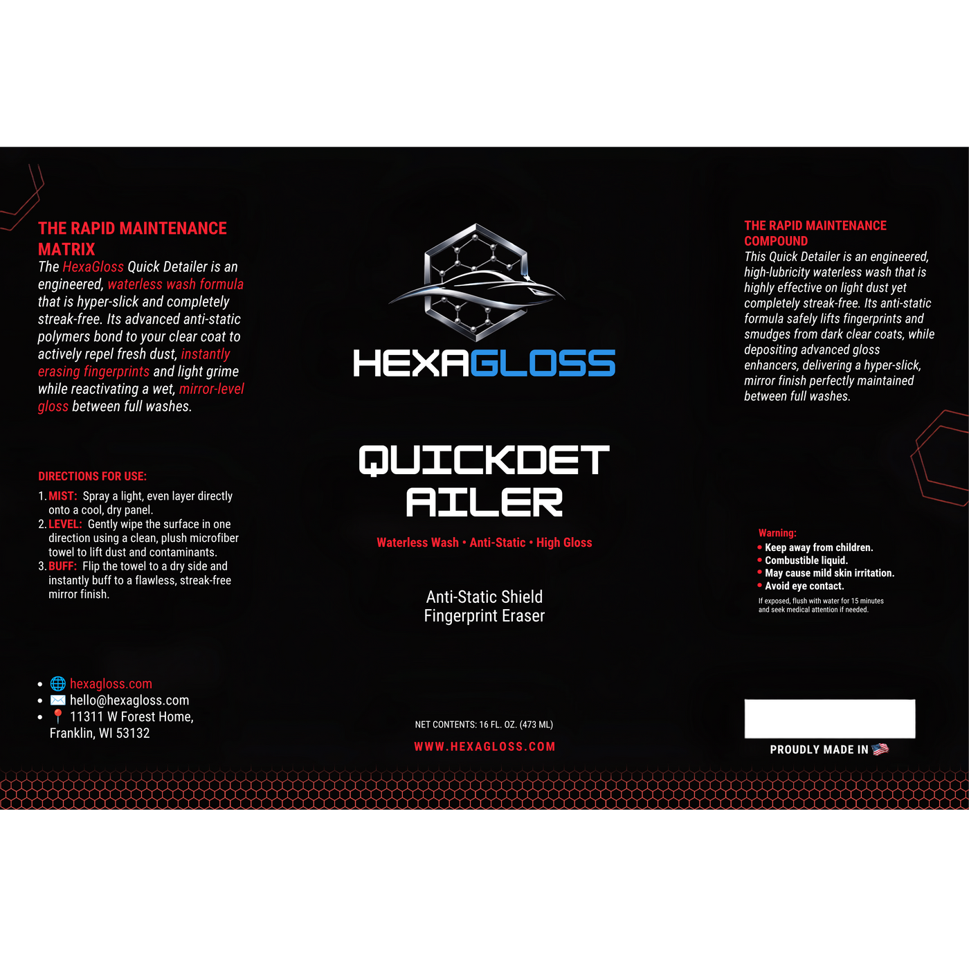 HexaGloss™ Master Protocol — Complete 3-Product System