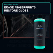 HexaGloss Quick Detailer removing fingerprints and restoring wet gloss